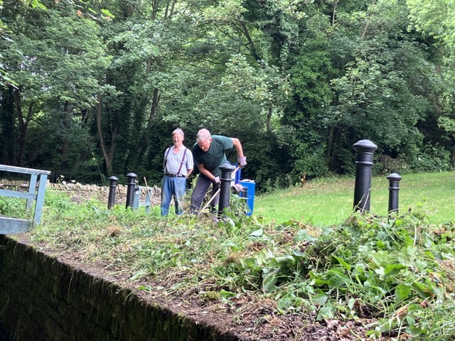 Work on the Burton Dean Park
