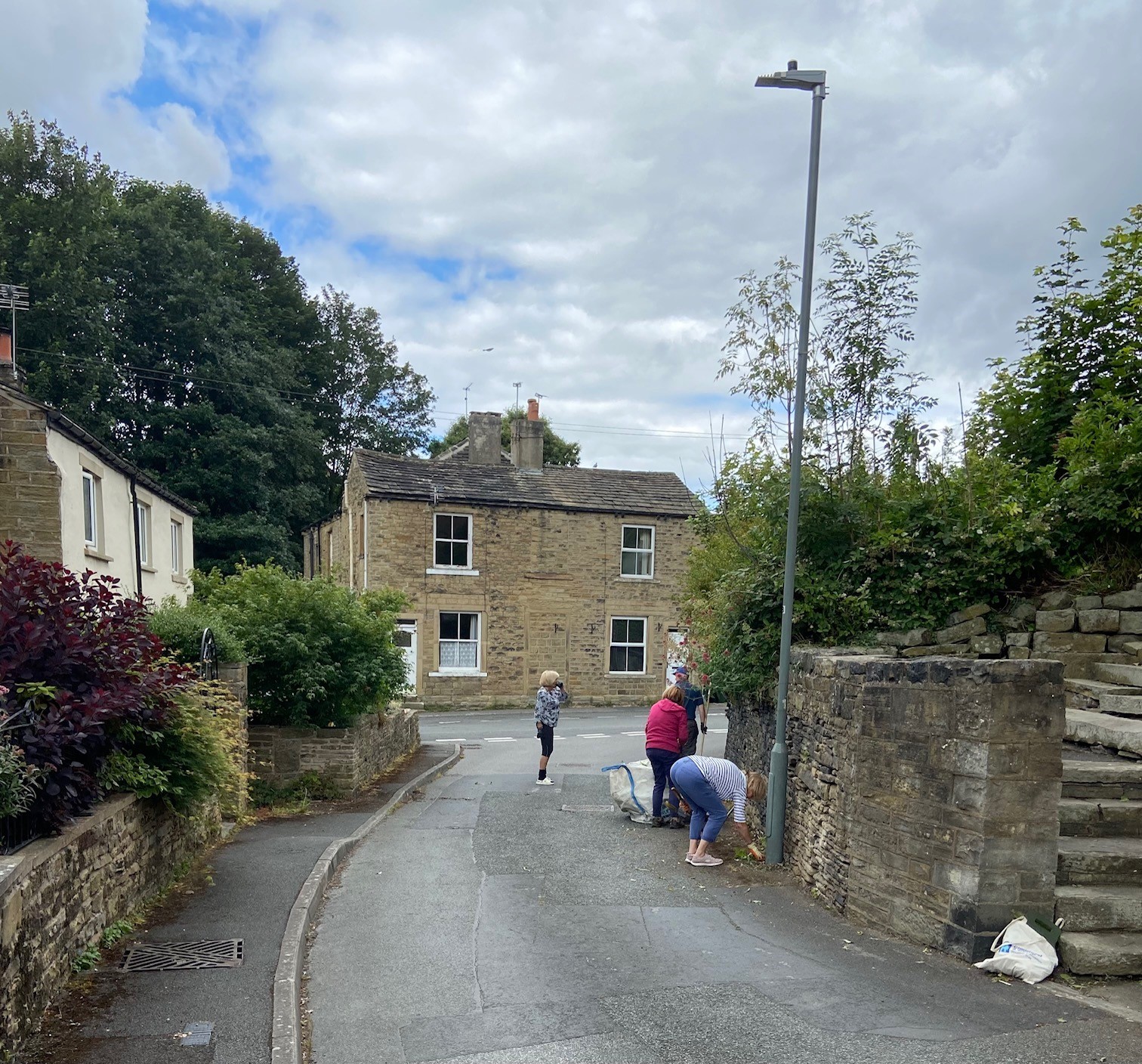Work in the villages to control shrubs, brambles, branches and grasses.
