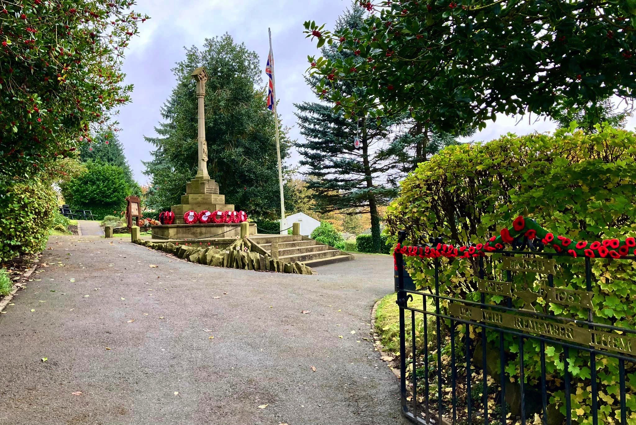 Memorial Gardens tidied in advance of Remembrance Sunday
