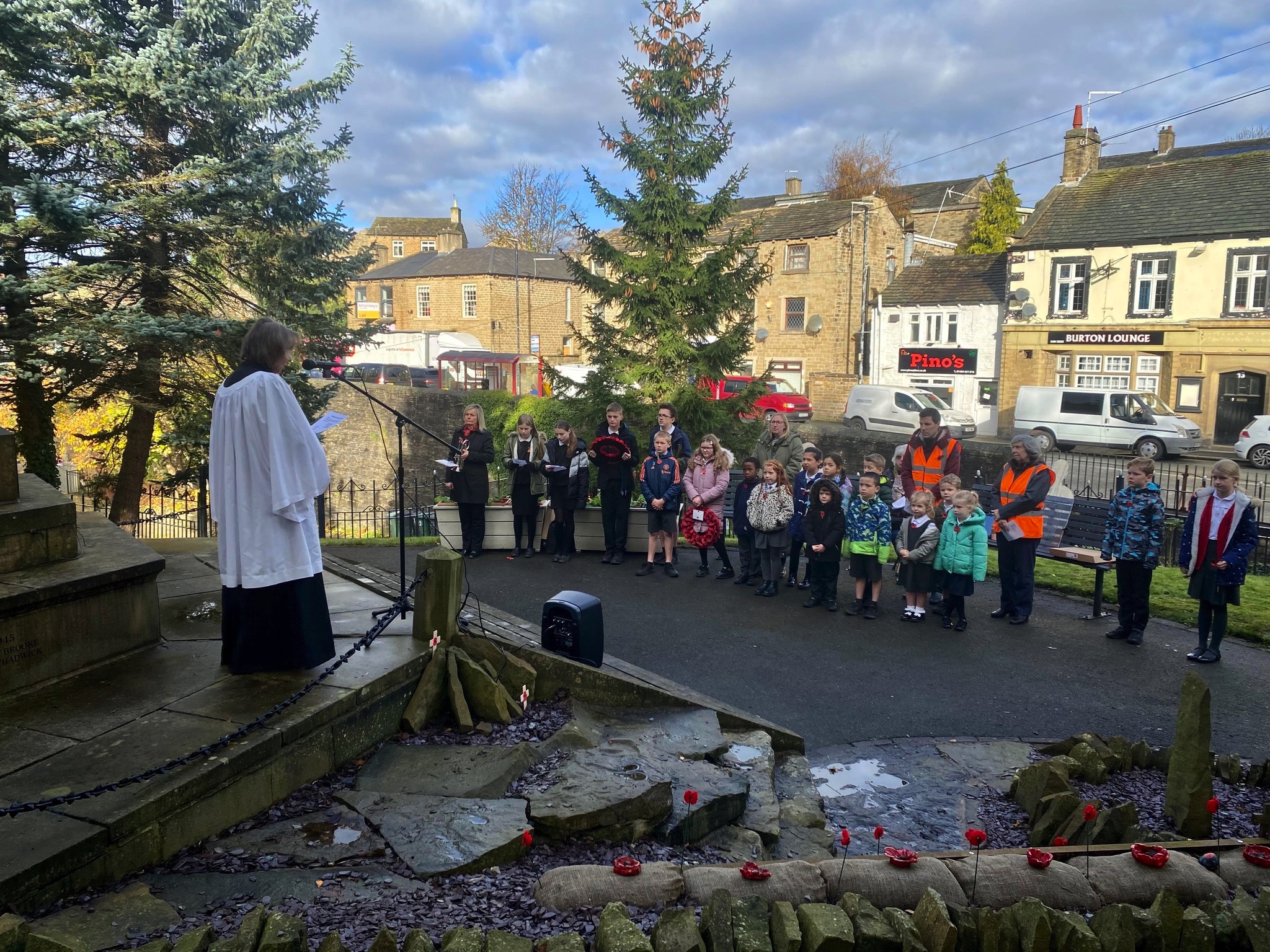 Act of Remembrance in the Memorial Gardens